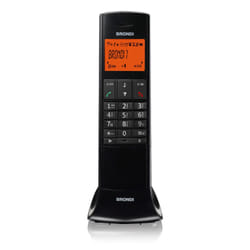 Brondi Lemure Téléphone DECT Identification de l'appelant Noir