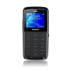 Brondi Ramos 4,5 cm (1.77") Noir Téléphone numérique