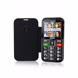 Brondi Amico Chic, Barre, Double SIM, 6,1 cm (2.4"), 1,3 MP, 800 mAh, Noir