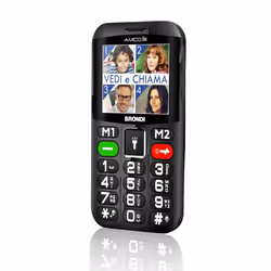 Brondi Amico Chic Noir Téléphone numérique