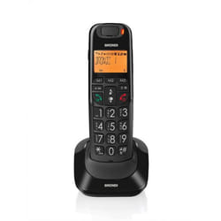 Brondi Bravo Bright Téléphone DECT Identification de l'appelant Noir