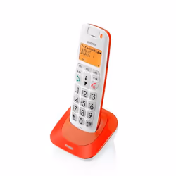 Brondi Bravo Bright Téléphone DECT Identification de l'appelant Rouge