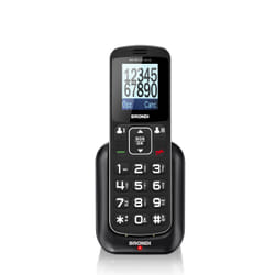 Brondi Amico Home Noir Téléphone d'entrée de gamme