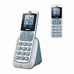 Brondi Amico Home, Barre, Double SIM, 4,5 cm (1.77"), Bluetooth, 600 mAh, Argent