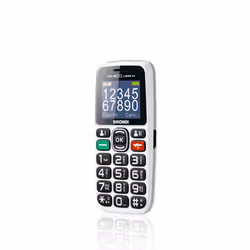 Brondi Amico Unico Noir, Blanc Téléphone d'entrée de gamme