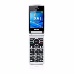 Brondi Amico Sincero Gris Téléphone pour seniors