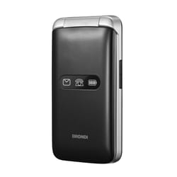 Brondi Amico Flip+ Noir, Argent Téléphone numérique