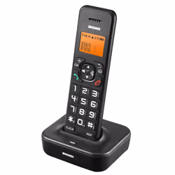 Brondi Bravo Star Téléphone DECT Identification de l'appelant Noir