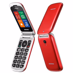 Brondi Stone+, Clapet, Double SIM, 6,1 cm (2.4"), 1,3 MP, 800 mAh, Rouge