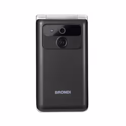 Brondi Amico Prezioso Noir, Métallique Téléphone numérique