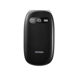 Brondi Amico Comfort Noir Téléphone d'entrée de gamme