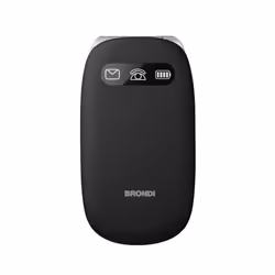 Brondi BROAMICOCOMFORTBKR, Clapet, Double SIM, 7,11 cm (2.8"), 1,3 MP, 800 mAh, Noir