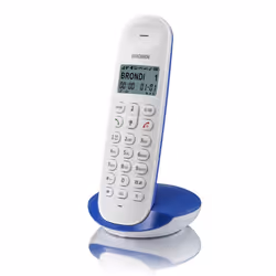 Brondi Lotus Téléphone DECT Bleu, Blanc