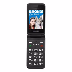 Brondi 10281080 téléphone portable 7,11 cm (2.8") Noir, Métallique Téléphone numérique - Vue supplémentaire 4