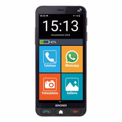Brondi Amico Vero 4G, 14,5 cm (5.7"), 3 Go, 32 Go, 13 MP, Android 14, Noir