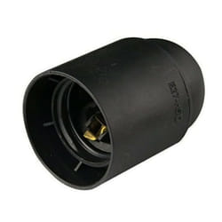 Porte-lampe lisse Master E27 noir 00503