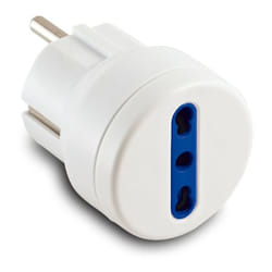 Master - Adaptateur maître bivalent schuko blanc 10/16A 05771