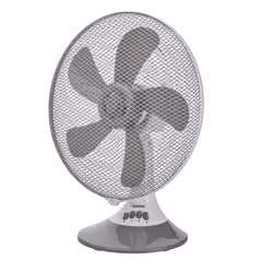 Bimar VT333, Ventilateur à lame domestique, Gris, Blanc, Table, Polypropylène (PP), 90°, Boutons