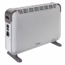 Bimar HC504, Chauffage d'appoint électrique à quartz, Verre quartz, IP20, Intérieure, Sol, Gris, Blanc