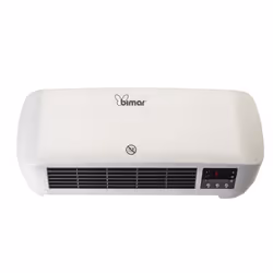Bimar HP090, Chauffage de ventilateur électrique, Vitrocéramique, 12 h, IPX2, Intérieure, Mur
