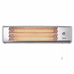 Bimar HR312, Chauffage d'appoint électrique à quartz, Verre quartz, IP24, Extérieure, Mur, Aluminium