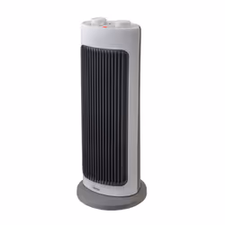 Bimar HP128, Chauffage de ventilateur électrique, Vitrocéramique, Intérieure, Sol, Gris, Blanc, Plastique