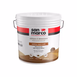 SAN M.ANTICA CALCE E.BLANC 1LCOV:0,5G/L A+ BS:CLASSE G3Peinture de finition pour intérieurs et extérieurs à base de liant min ...