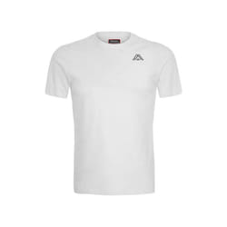 T-shirt - KAPPA - Cafers - Col arrondi - Blanc - 100% coton