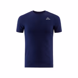 T-shirt - KAPPA - Cafers - Bleu marine - Manches courtes - 100% coton