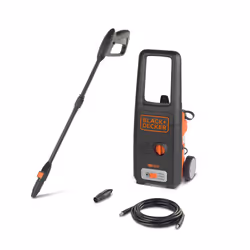 Black &amp; Decker BXPW1400E, Droit, Electrique, 3 m, Haute pression, Noir, Orange, 390 l/h