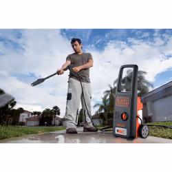 Black & Decker BXPW1400E Nettoyeur haute pression Droit Electrique 390 l/h 1400 W Noir, Orange - Vue supplémentaire 4