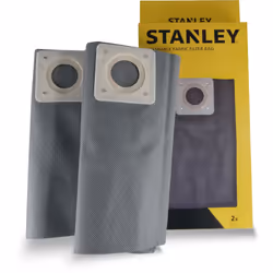 Les sacs filtrants en tissu Stanley sont fabriqués en tissu réutilisable et lavable. Pour permettre une vidange facile, ils s ...