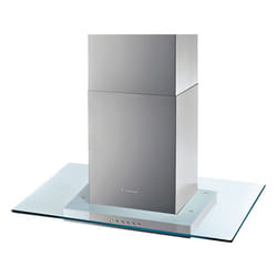 Candy CVMI 970 LX hotte Îlot Acier inoxydable, Transparent 727 m³/h