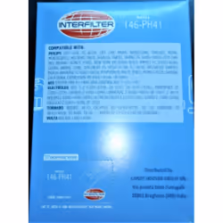 Sacchetti aspirapolvere PH 41 146 per PHILIPS - AEG - ELECTROLUX - TORNADO - VOLTA$ Modeles concernes : 35601431
