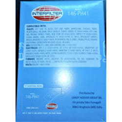 Sacchetti aspirapolvere ph 41 146 per philips - aeg - electrolux - tornado - volta