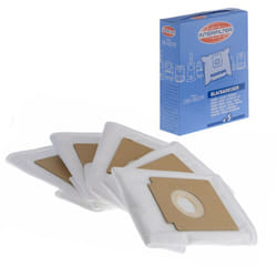 Candy - Sacs microfibres adaptable par 5 280-BD2M 35601471 pour Aspirateur alaska, bestron, bluesky, bomann, clatronic, dirt devil, elcotec, fagor,
