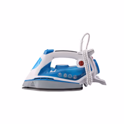 Hoover IRONflow TIF2600/1 011 Fer à repasser à sec ou à vapeur Semelle en céramique 2600 W Bleu, Transparent