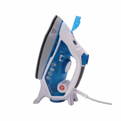 Hoover IRONflow TIF2600/1 011 Fer à repasser à sec ou à vapeur Semelle en céramique 2600 W Bleu, Transparent - Vue supplémentaire 4