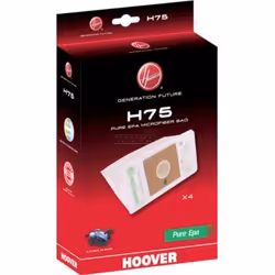 Hoover 35601663, Aspirateur réservoir cylindrique, Sac à poussière, Blanc, AC73SE20, 39001364