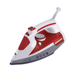 Hoover IRONjet TIM2500EU 011 Fer à repasser à sec ou à vapeur Semelle en céramique 2500 W Blanc, Rouge