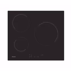 Candy CH63CC, Noir, Intégré, 60 cm, Céramique, Vitrocéramique, 3 zone(s)
