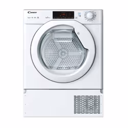 Candy CBTD 7A1TE-S/, Intégré, Charge avant, Pompe à chaleur, Blanc, Rotatif, Tactile, Gauche