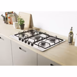 Candy Timeless CHW7X Acier inoxydable Intégré Gaz 5 zone(s)