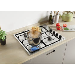 Candy Idea CHW6LBX Acier inoxydable Intégré Gaz 4 zone(s)