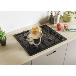 Candy Idea CHW6LBB Noir Intégré 60 cm Gaz 4 zone(s)