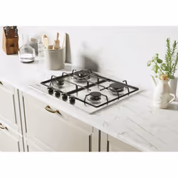 Candy Classic CHW6BR4WTX Acier inoxydable Intégré 59 cm Gaz 4 zone(s) - Vue supplémentaire 4