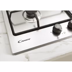 Candy Classic CHW6BR4WTX Acier inoxydable Intégré 59 cm Gaz 4 zone(s) - Vue supplémentaire 5
