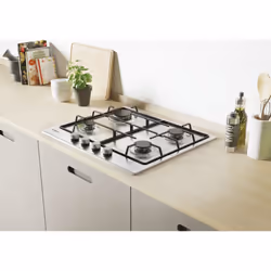 Candy Timeless CEL6PBRX Acier inoxydable Intégré 59 cm Gaz 4 zone(s) - Vue supplémentaire 4
