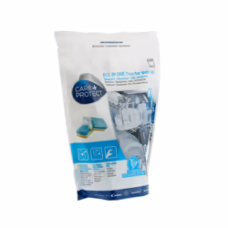 Care + Protect LDT2030, Détergent pour lave-vaisselle + produit de rinçage + sel, Comprimé, Tablet (substance), 540 g, 85 mm, ...