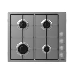 Candy Idea CHW6LX Acier inoxydable Intégré 60 cm Gaz 4 zone(s)